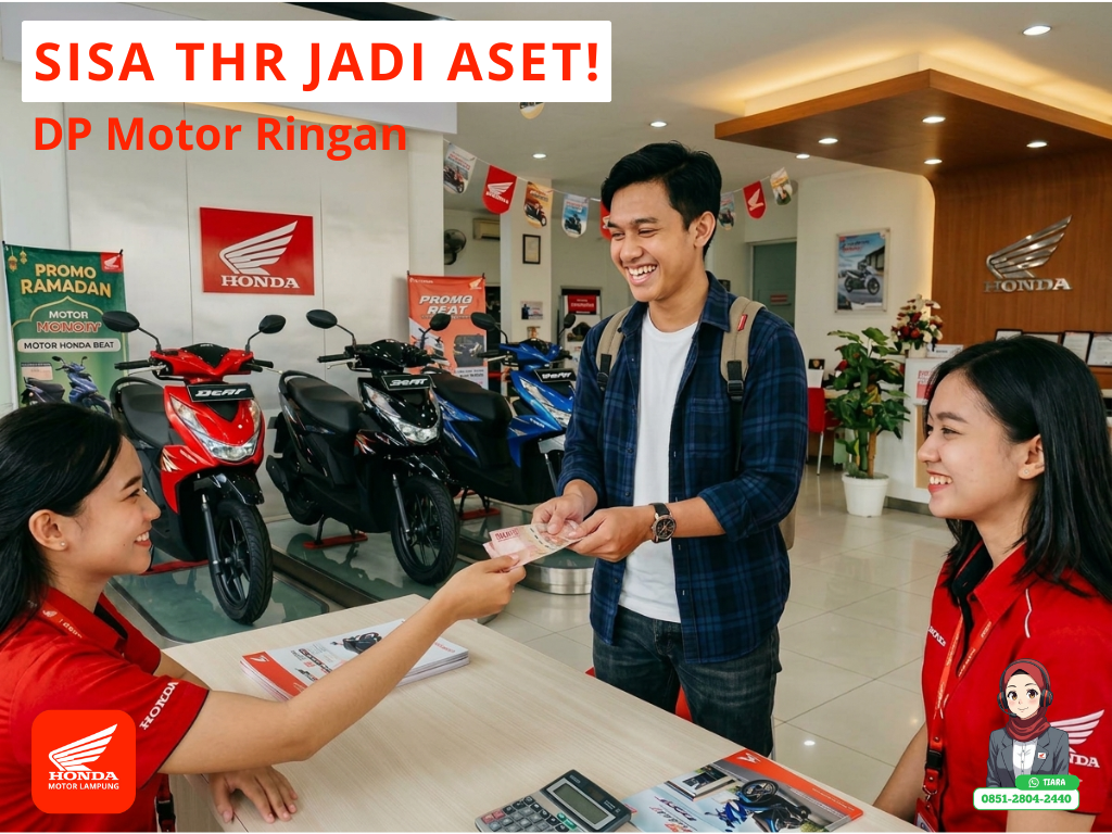 Sisa THR Jadi Aset: DP Motor Ringan Tanpa Menguras Tabungan Utama
