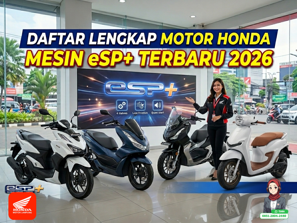 Daftar Motor Honda yang Sudah Pakai Mesin eSP+ Terbaru 2026