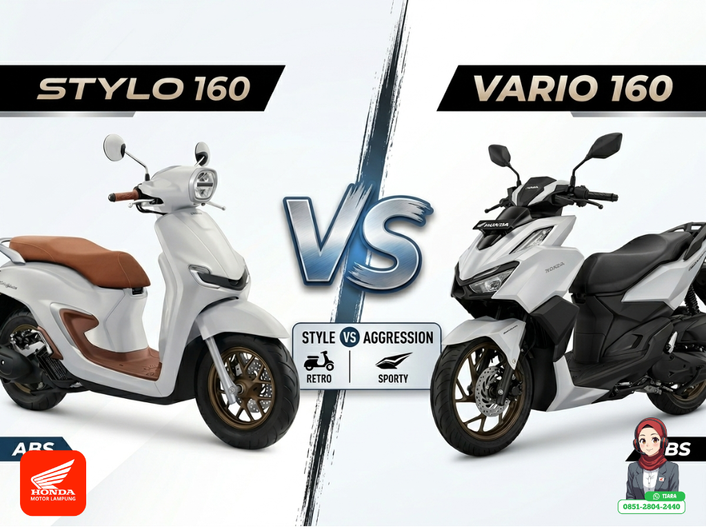 Promo Dealer Honda Lampung: Cek DP dan Tenor Kredit Stylo 160 vs Vario 160