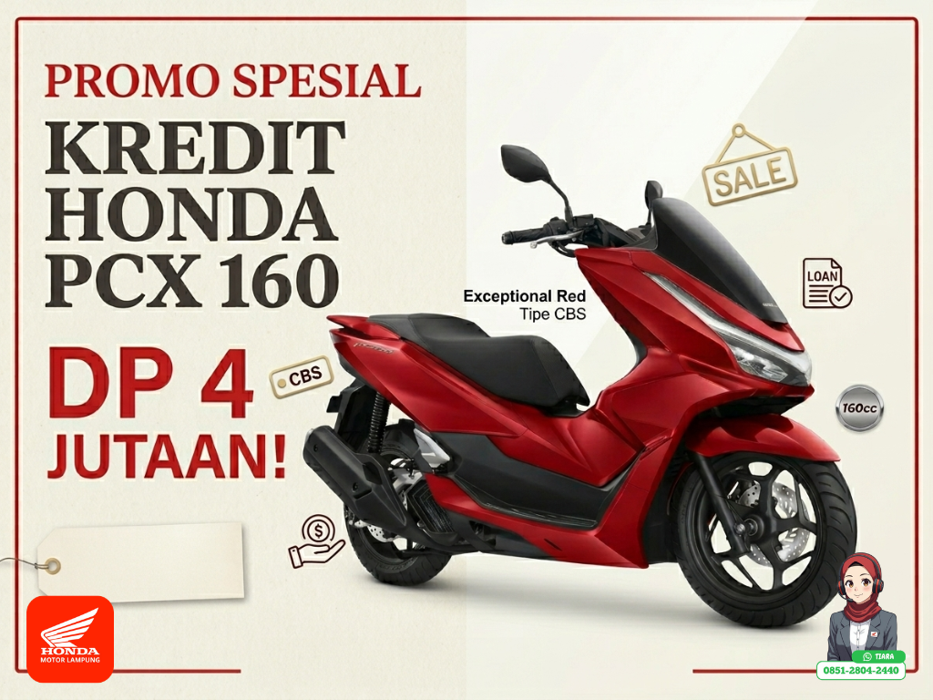 Promo Spesial: Kredit Honda PCX 160 Kini Lebih Murah dengan DP 4 Jutaan