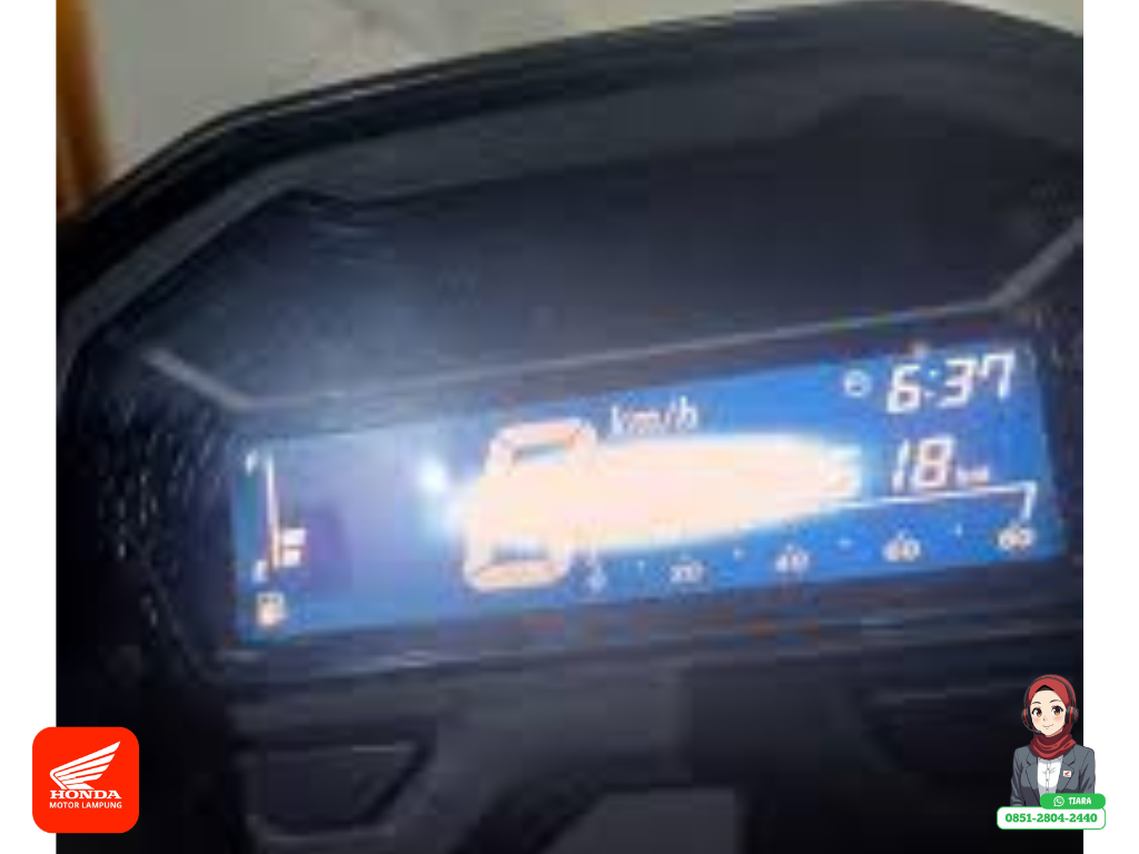 Penyebab Speedometer Digital Honda Vario Muncul Bayang Putih