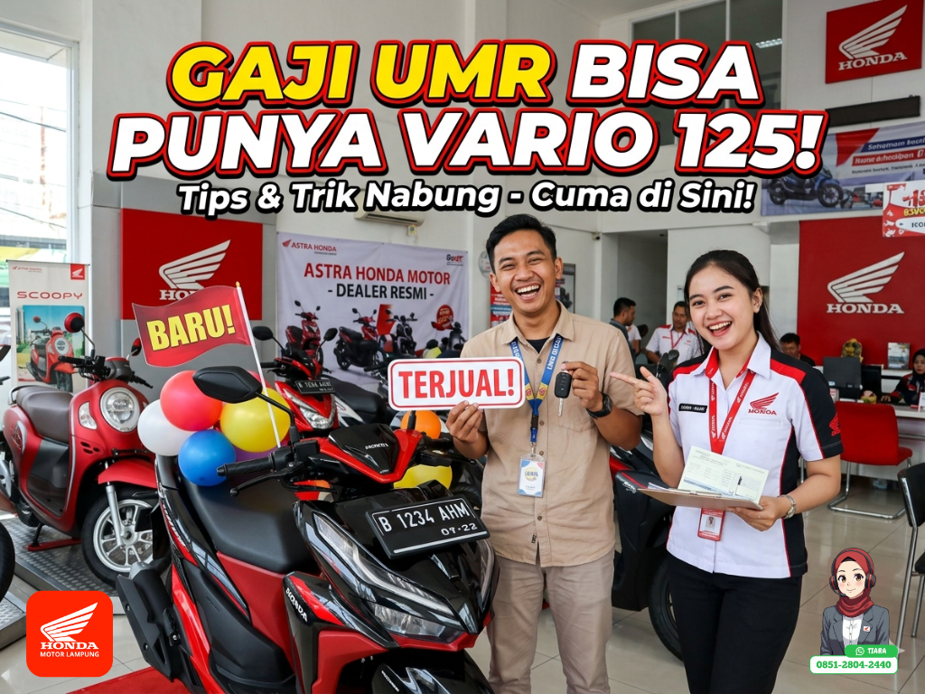 Gaji UMR Bisa Punya Vario 125? Simak Tips Atur Cicilan Agar Tetap Aman